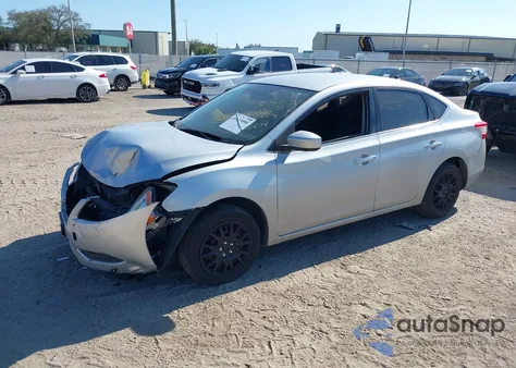 2014 Nissan Sentra Sv из США, поврежденный, VIN 3N1AB7APXEY222807